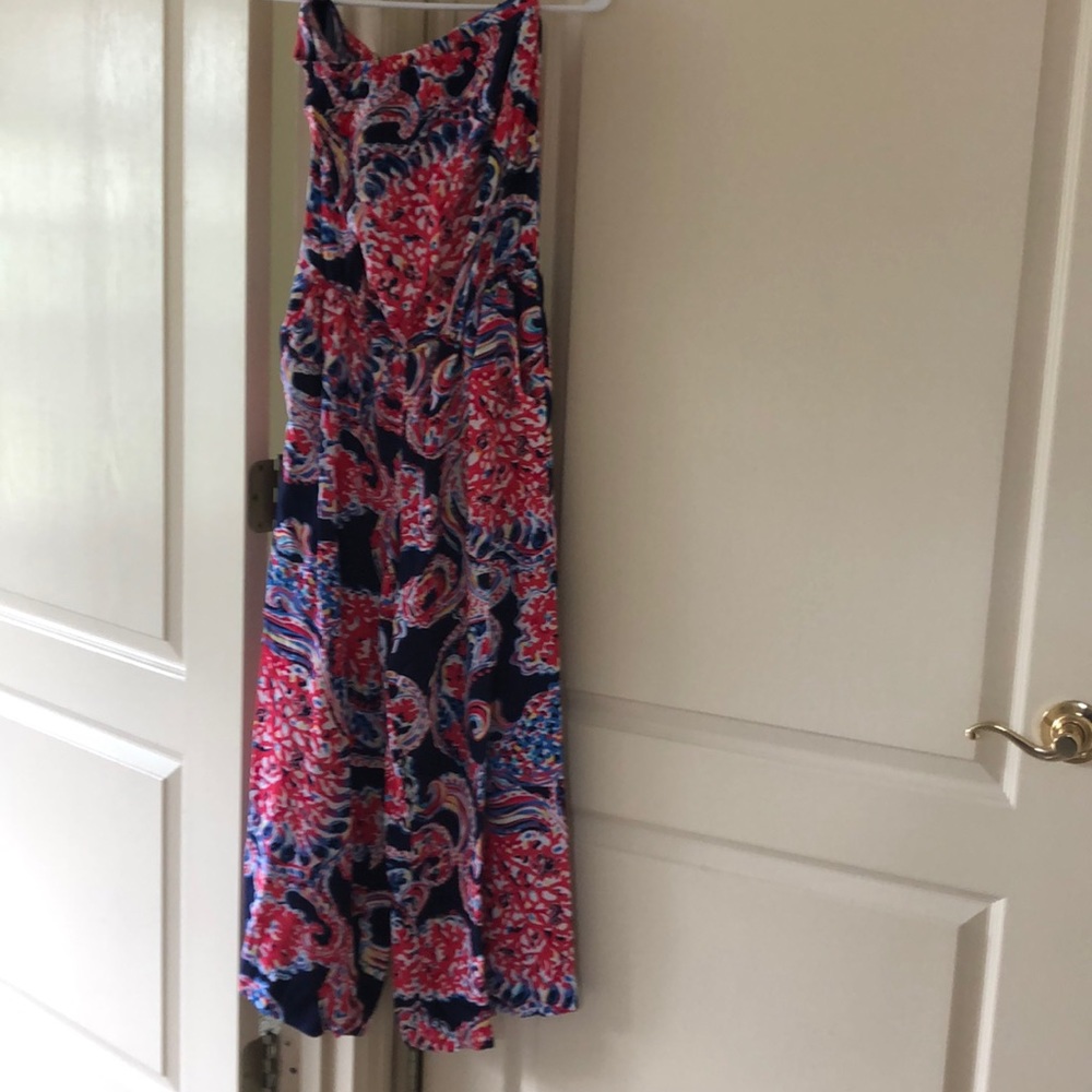 Lily Pulitzer pantsuit, strapless. Size M